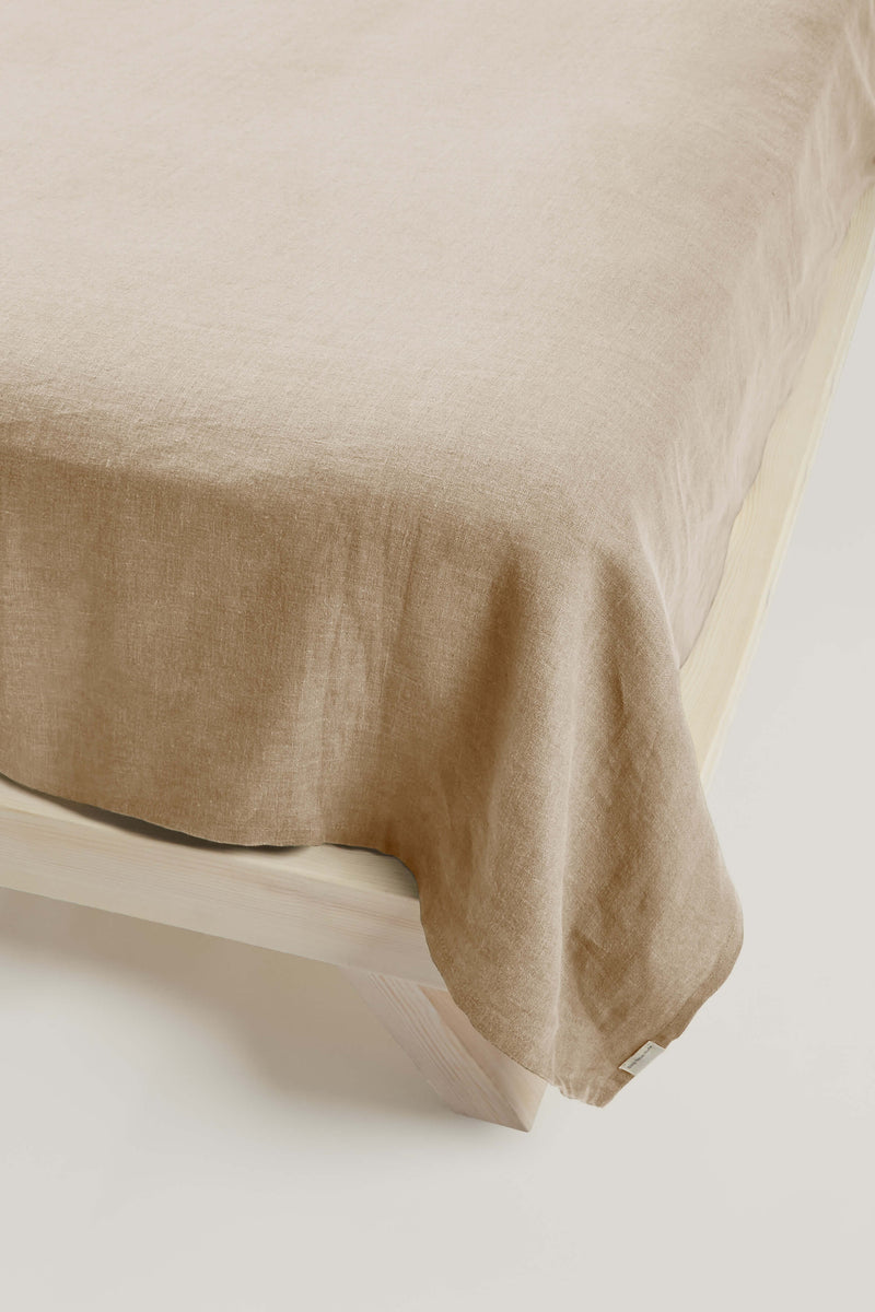 Linen Flat Sheet - Natural Linen