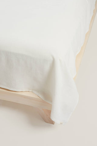 Linen Flat Sheet - Classic Cream