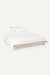 Jacquard Organic Cotton Duvet Cover - Classic White