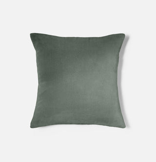 Essential Velvet Cushion Cover - Bud Green