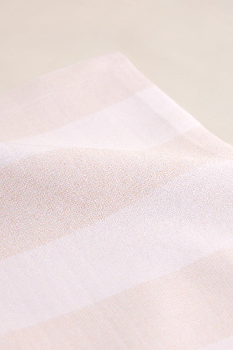 Geo Printed Standard Pillowcases in Natural