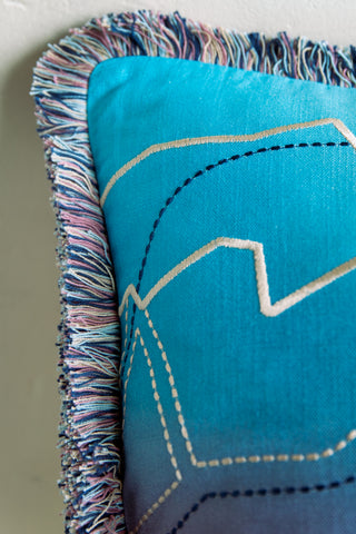 Chandigarh Embroidered Cushion Cover