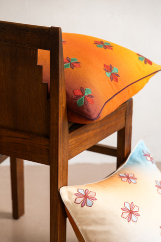 Bloom Embroidered Cushion Cover