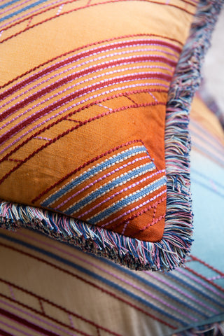 Vista Embroidered Cushion Cover