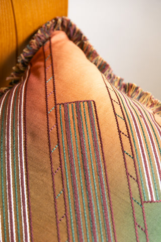 Vista Embroidered Cushion Cover