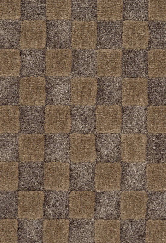 Damask Checks - Chocolate