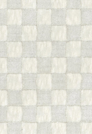 Damask Checks - Ecru/Silver