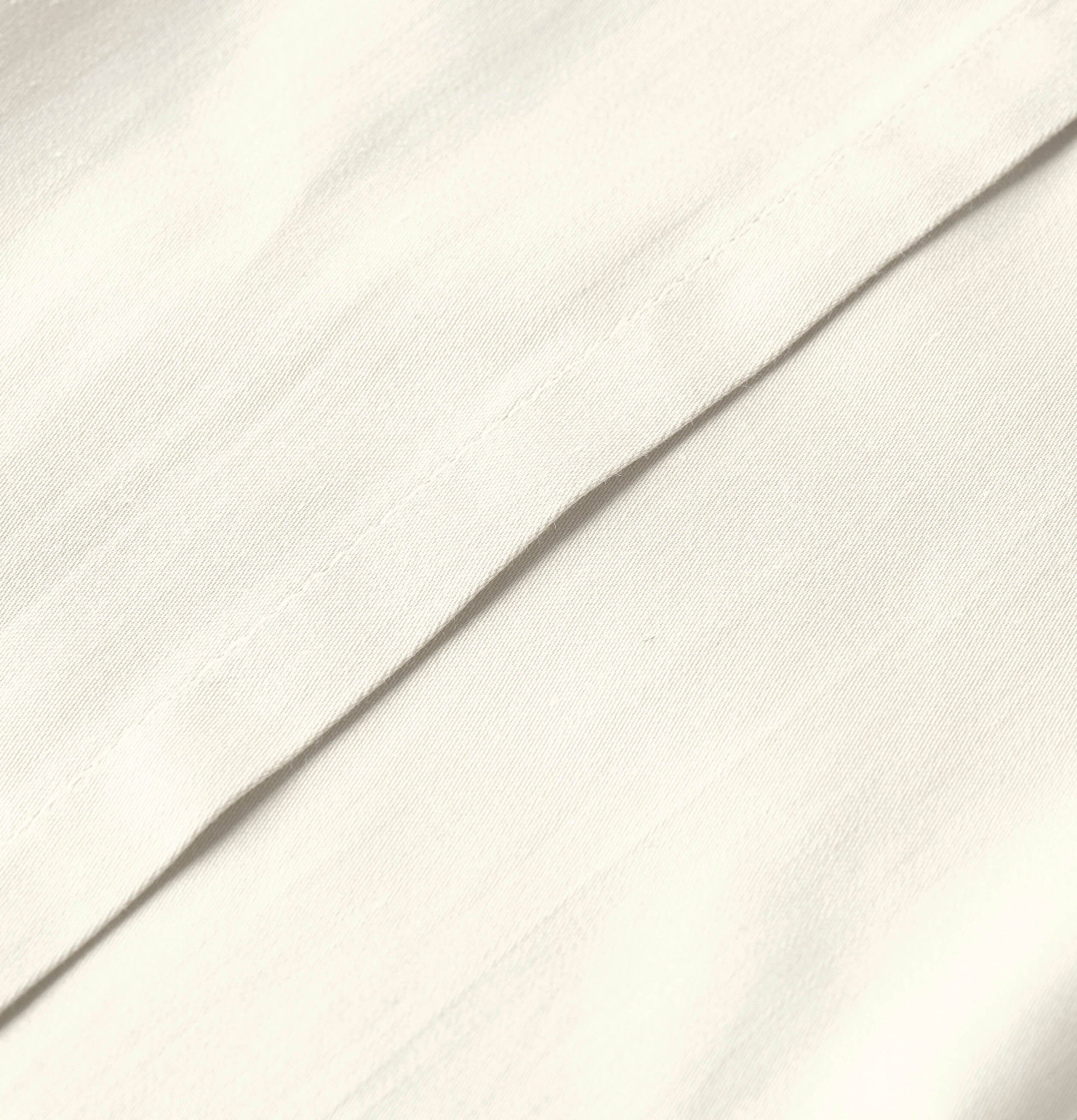 Iridescent ivory pillowcase detail