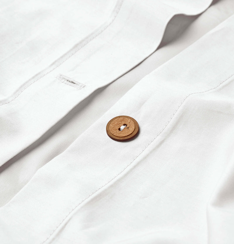 Sateen Organic Cotton Duvet Set - Midwinter White