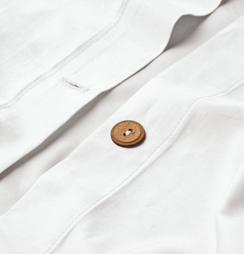 Percale Organic Cotton Duvet Cover - Midwinter White