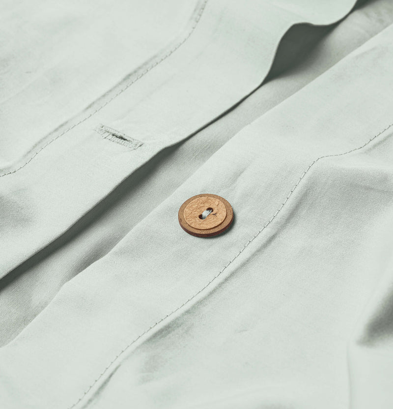 Sateen Organic Cotton Duvet Set - Spring Blue