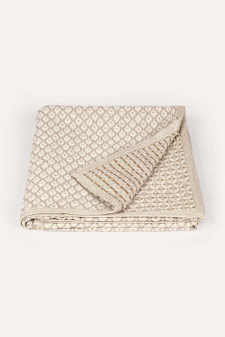 Robab Jacquard Throw - Ivory