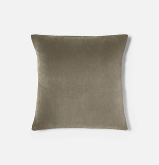 dusk grey velvet cushion