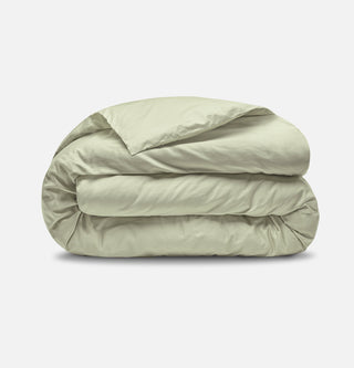 Solstice green duvet cover