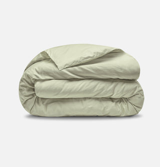 Sateen Organic Cotton Bedding Set - Solstice Green