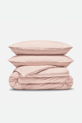 Sateen Organic Cotton Duvet Set - Midsummer Pink