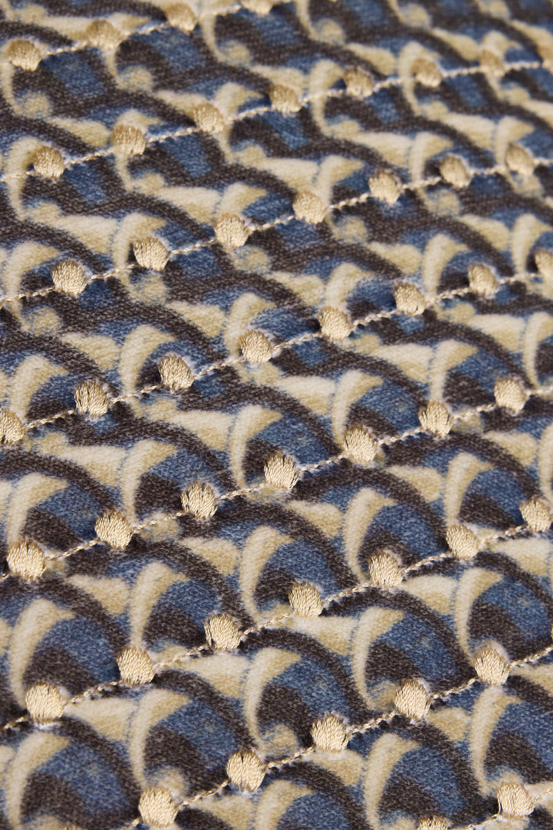 Sawai Cushion Cover - Blue