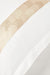 Simar Embroidered Pillowcases - Classic White & Gold