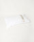 Simar Embroidered Pillowcases -  Classic White & Silver