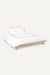 Simar Embroidered Duvet Cover - Classic White & Silver