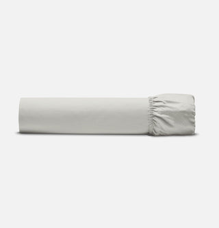 Sateen Organic Cotton Fitted Sheet Set - Equinox Silver