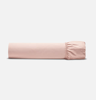 Percale Organic Cotton Fitted Sheet - Midsummer Pink