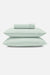 Percale Organic Cotton Fitted Sheet Set - Spring Blue