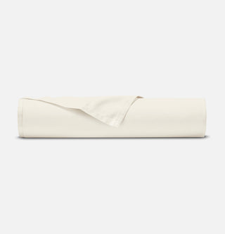 Sateen Organic Cotton Flat Sheet - Iridescent Ivory