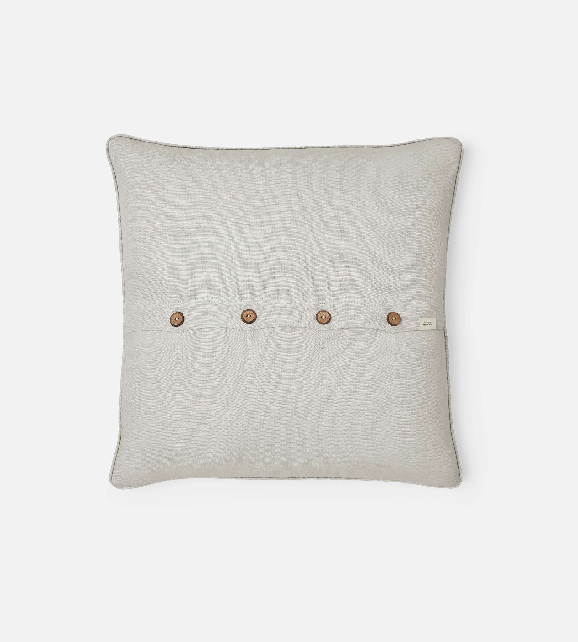 Essential Linen Cushion Cover - Frost Grey
