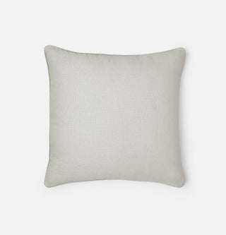 Frost grey linen cushion