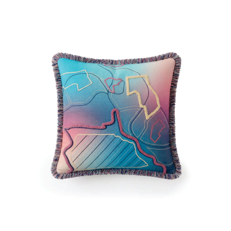 Chandigarh Embroidered Cushion Cover