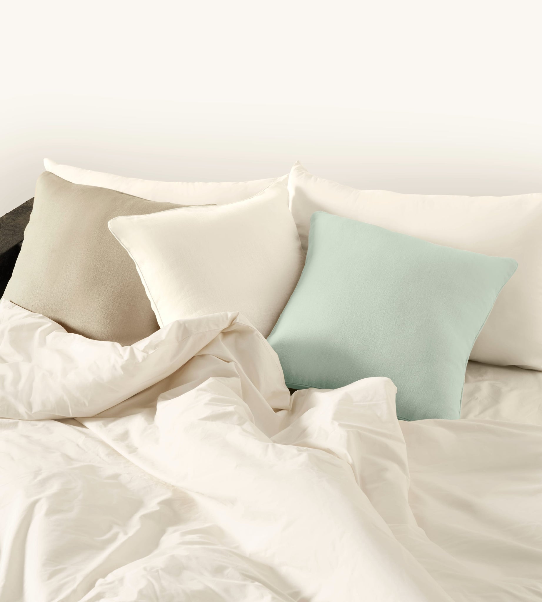 Essential Linen Cushion Cover - Spring Blue