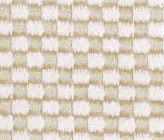 Ikat Checks - Taupe/Cream