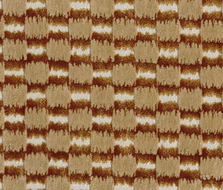 Ikat Checks - Brick/Walnut