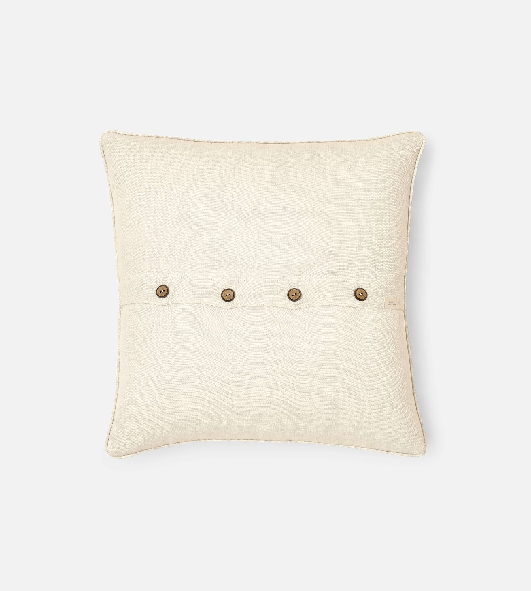 Essential Linen Cushion Cover - Iridescent Ivory