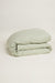 Percale Organic Cotton Duvet Cover - Solstice Green