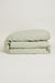 Percale Organic Cotton Duvet Cover - Solstice Green