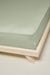 Percale Organic Cotton Fitted Sheet - Solstice Green