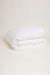 Percale Organic Cotton Duvet Cover - Iridescent Ivory