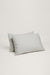 Percale Organic Cotton Pillowcases - Equinox Silver