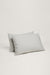 Percale Organic Cotton Pillowcases - Equinox Silver