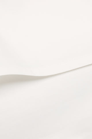 Percale Organic Cotton Pillowcases - Midwinter White