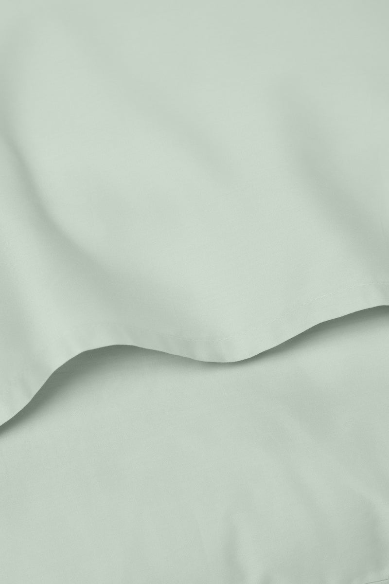 Sateen Organic Cotton Pillowcases - Spring Blue