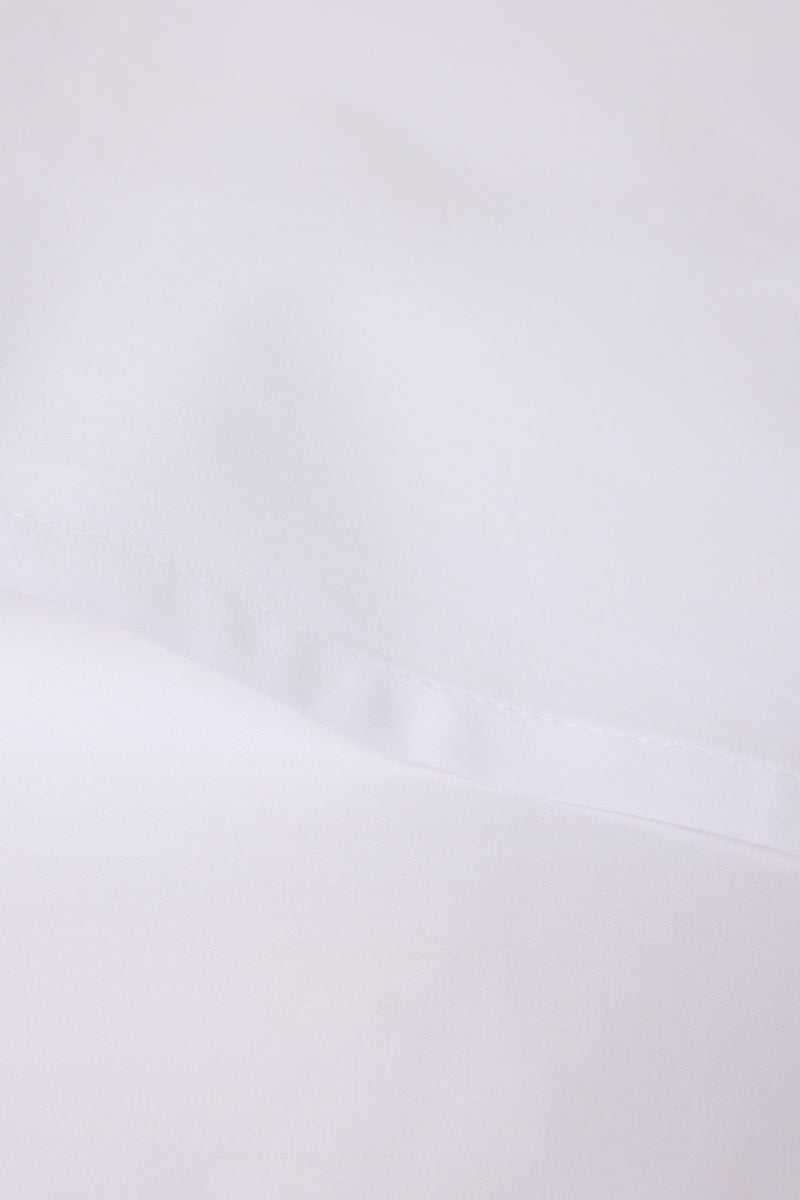 Sateen Organic Cotton Pillowcases - Midwinter White