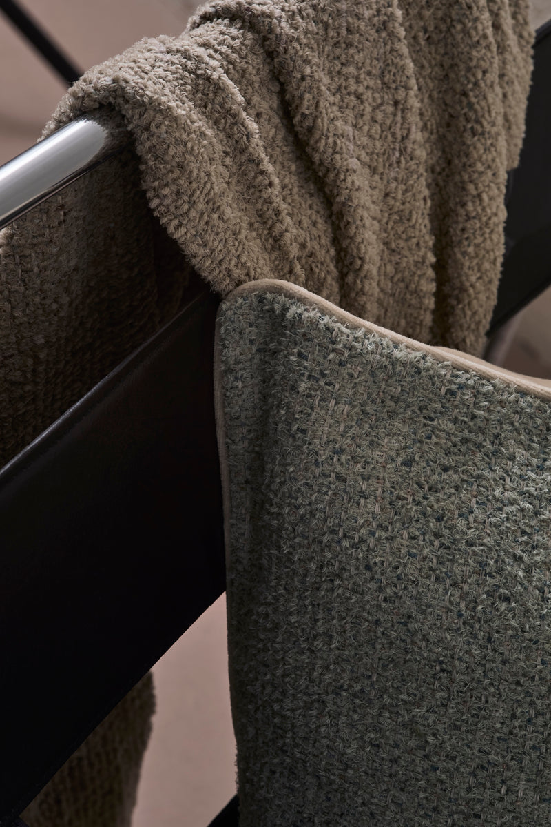 Plush Cushion Cover - Light Green