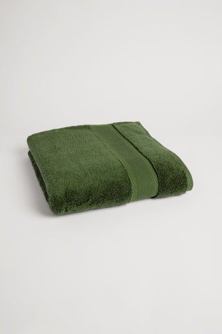 Organic Cotton Bath Towel - Forest Green