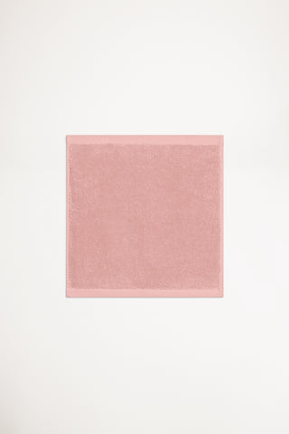 Organic Cotton Face Towel - Dusky Rose
