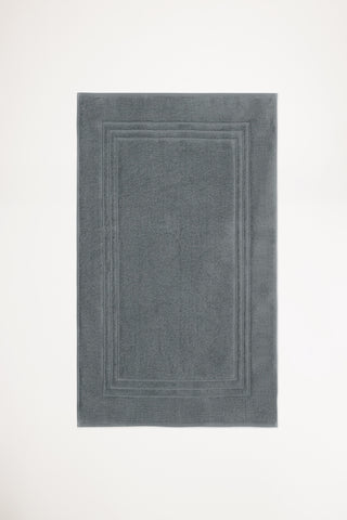 Organic Cotton Bath Mat - Slate Grey
