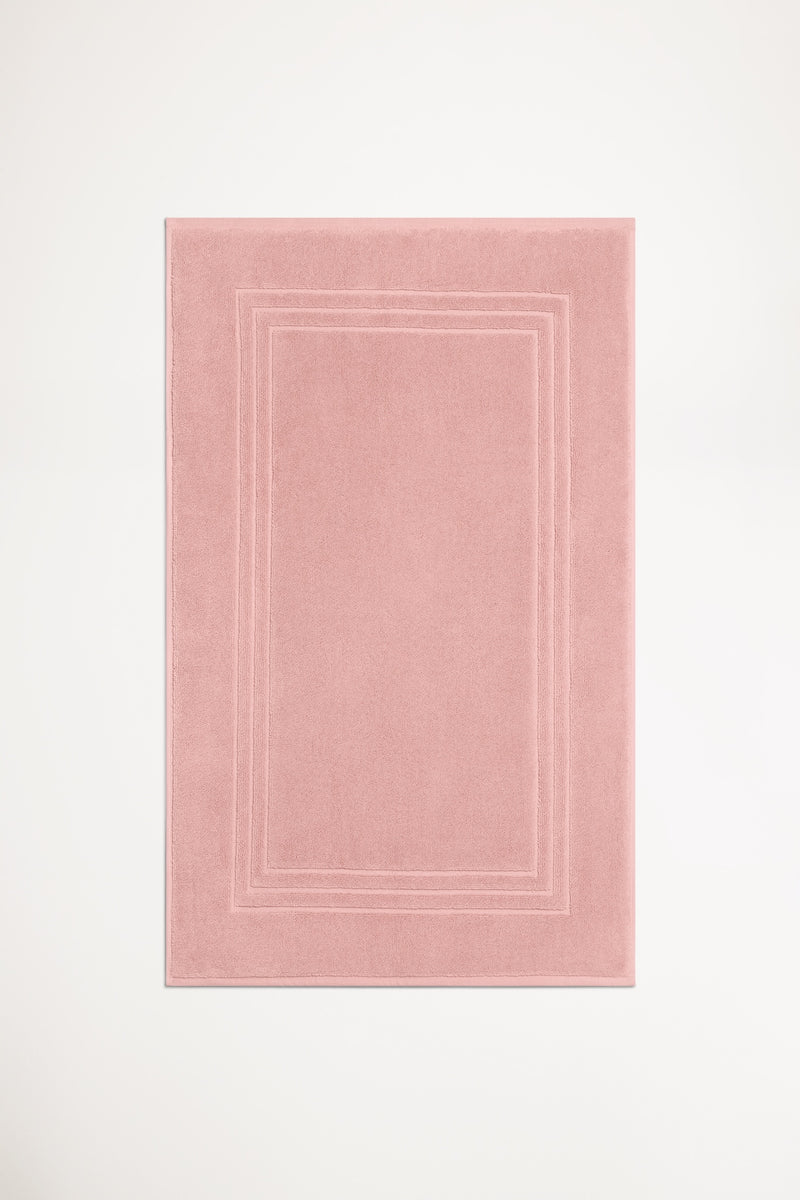 Organic Cotton Bath Mat - Dusky Rose