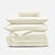 Sateen Organic Cotton Bedding Set - Iridescent Ivory